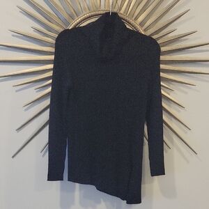 Neiman Marcus Black Turtleneck Sweater